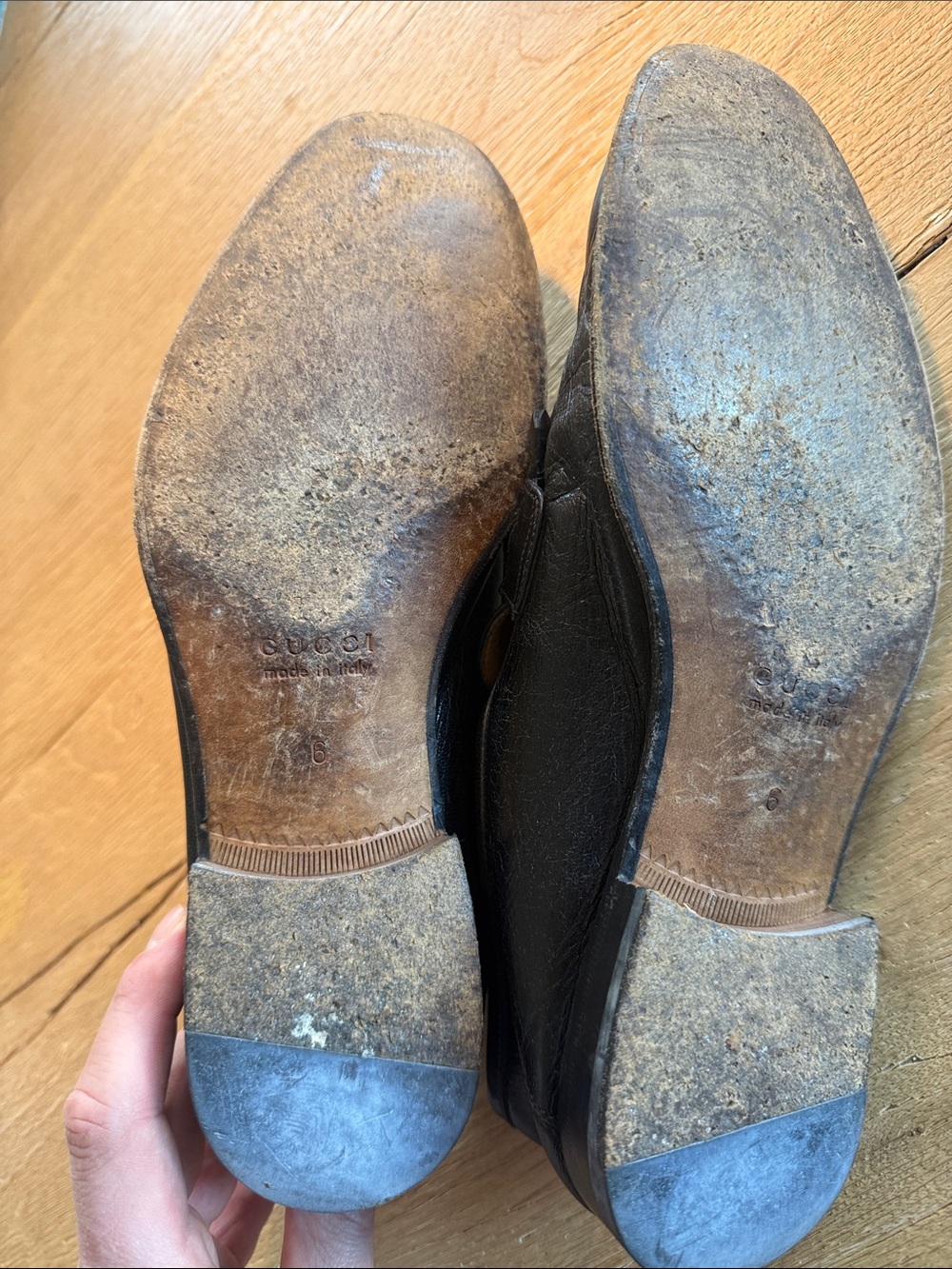 Gucci Black Leather Horsebit Kiltie Slip-On Loafers - Picture 5 of 6